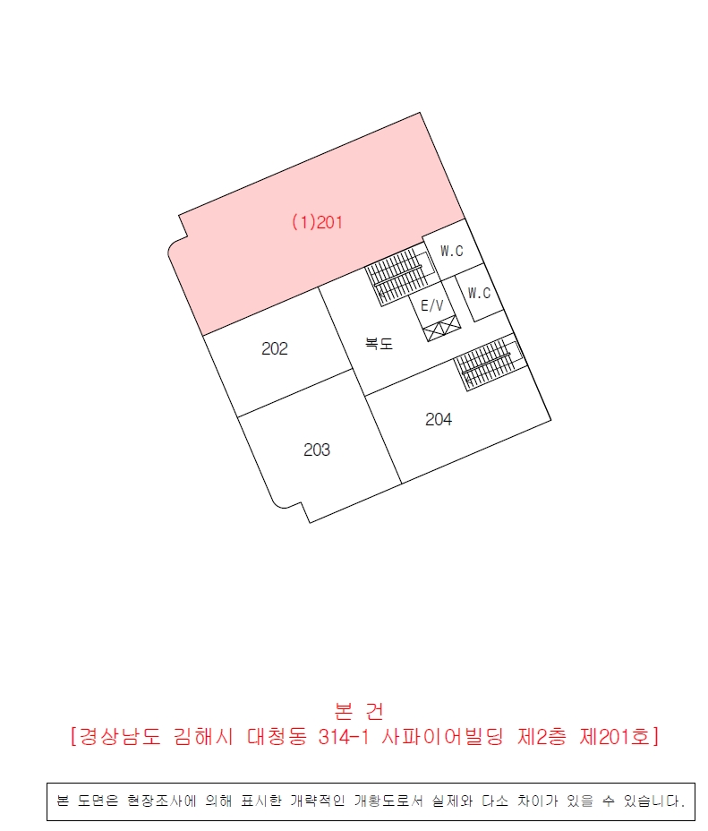 경상남도 김해시 대청동 314-1 사파이어빌딩 2층 201호 근린상가 경매 사진 22