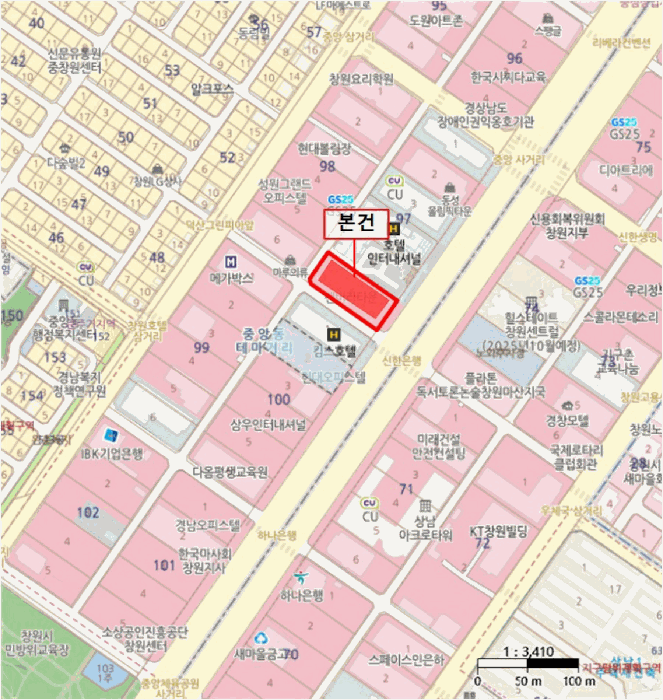 경남 창원시 성산구 중앙동 97-6, 6층비-654호 (중앙동,캔버라타운) 오피스텔(주거) 경매 사진 4