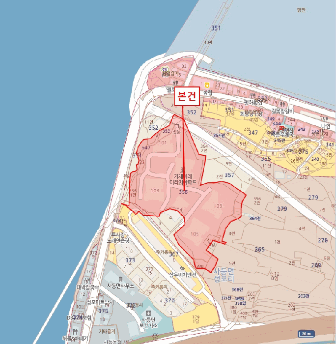 경상남도 거제시 사등면 성포리 356 미래미라지 102동 3층301호 외 6필지 연립주택 경매 사진 6