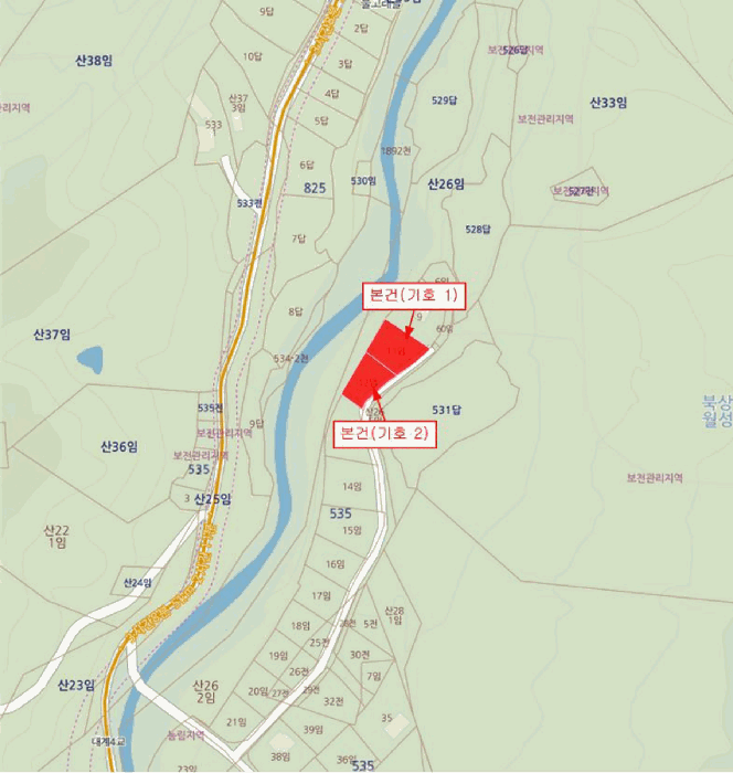 경상남도 거창군 북상면 월성리 535-11 외 1필지 임야 경매 사진 7