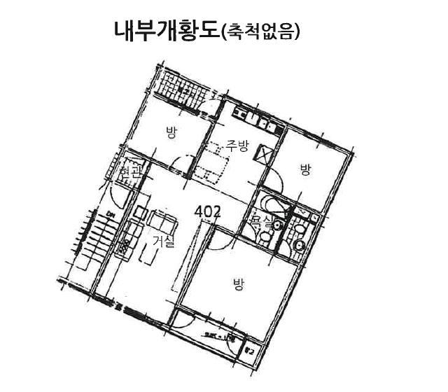 전남 영암군 학산면 독천리 220-3, 비동 4층402호 (낭주하이빌) 외 1필지 다세대주택 경매 사진 6
