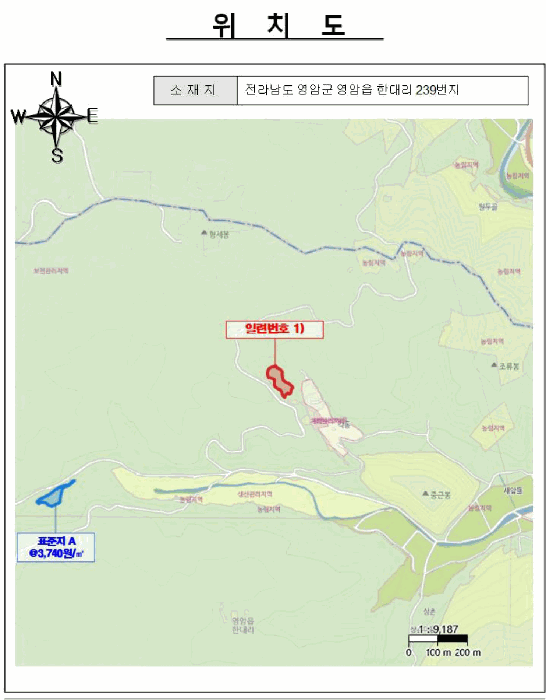 전라남도 영암군 영암읍 한대리 239 답 경매 사진 13