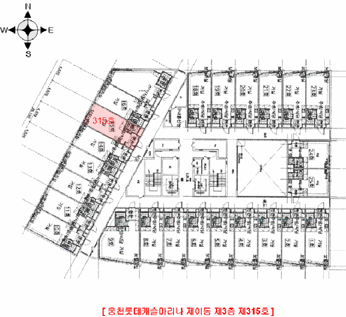 전라남도 여수시 웅천동 1887-1 웅천롯데캐슬마리나 이동 3층315호 오피스텔 경매 사진 18