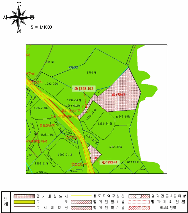 전라남도 여수시 돌산읍 평사리 1292-103 외 1필지 임야 경매 사진 18