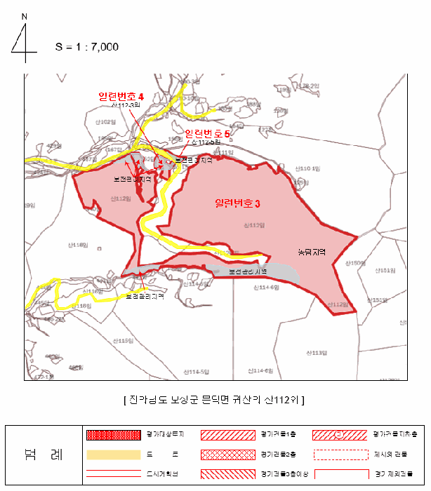전라남도 보성군 문덕면 귀산리 산112 임야 경매 사진 119