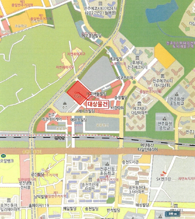 전북특별자치도 전주시 덕진구 송천동2가 1329-1 로마네시티현대썬앤빌전주 1층141호 근린상가 경매 사진 19