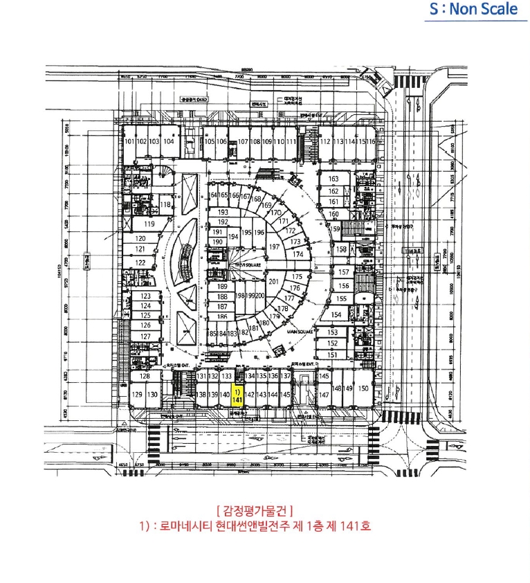 전북특별자치도 전주시 덕진구 송천동2가 1329-1 로마네시티현대썬앤빌전주 1층141호 근린상가 경매 사진 20