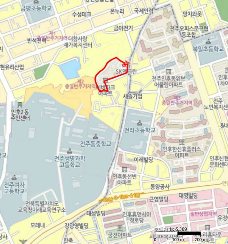 전북특별자치도 전주시 덕진구 인후동2가 1614, 상가동 지하2층1호 (인후동2가,인후동에버파크아파트) 근린상가 경매 사진 11