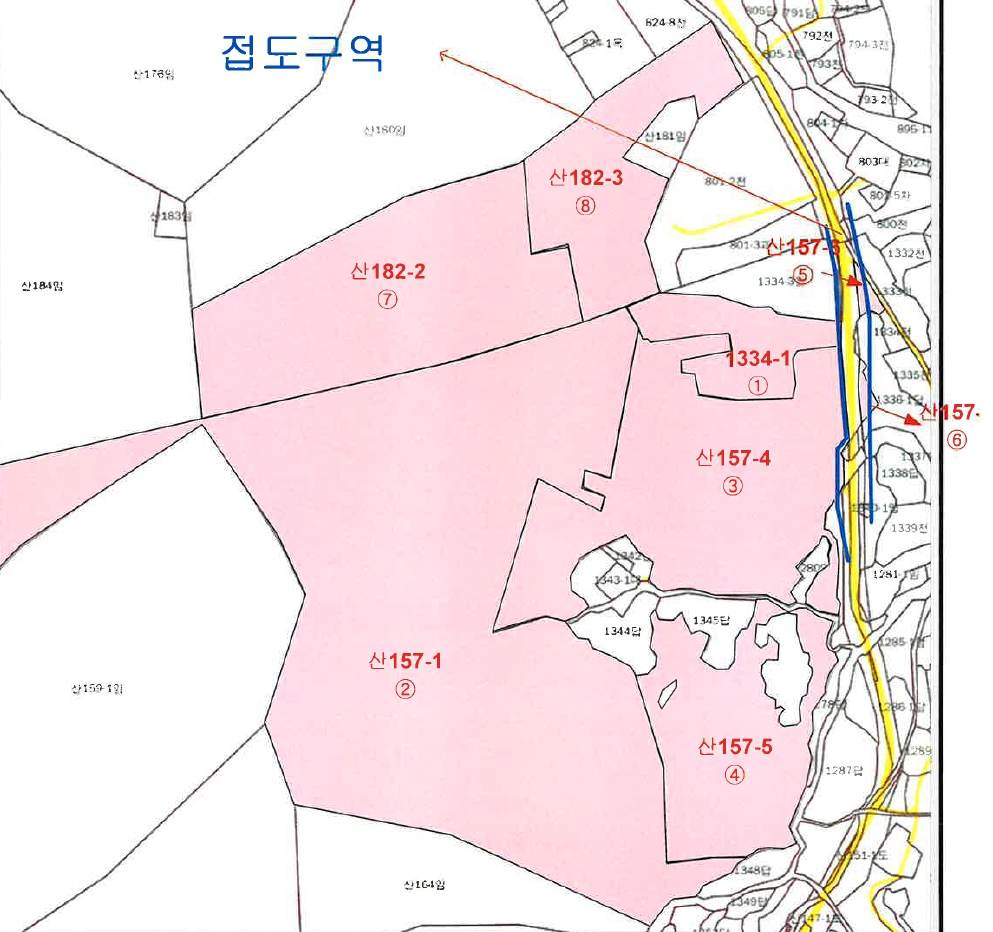 전북특별자치도 진안군 정천면 갈용리 산157-1 외 6필지 임야 경매 사진 53