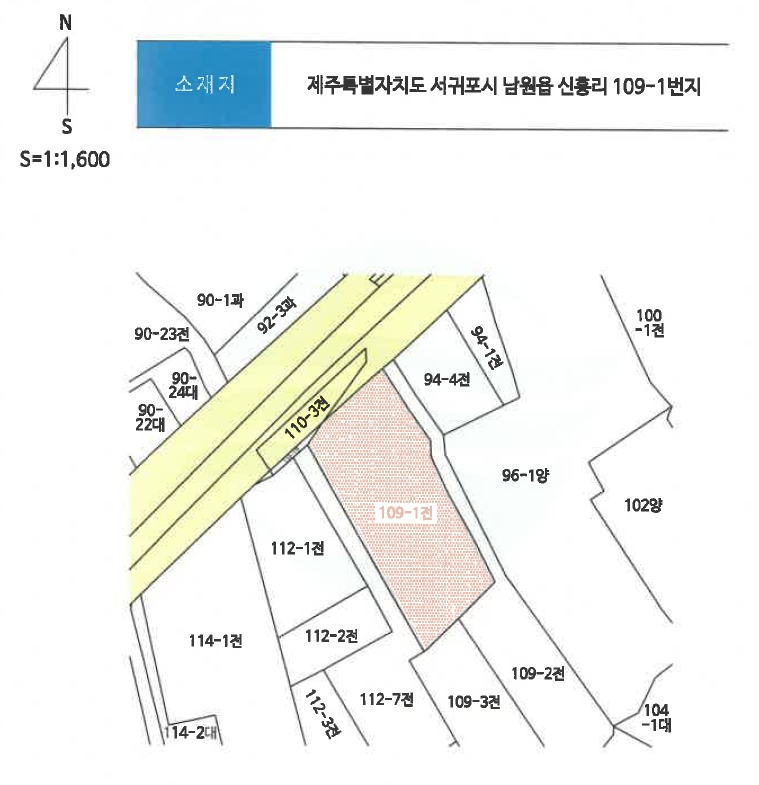 제주특별자치도 서귀포시 남원읍 신흥리 109-1 전 경매 사진 10