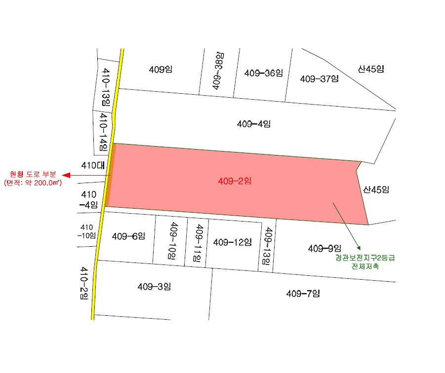 제주특별자치도 제주시 조천읍 교래리 409-2 임야 경매 사진 8