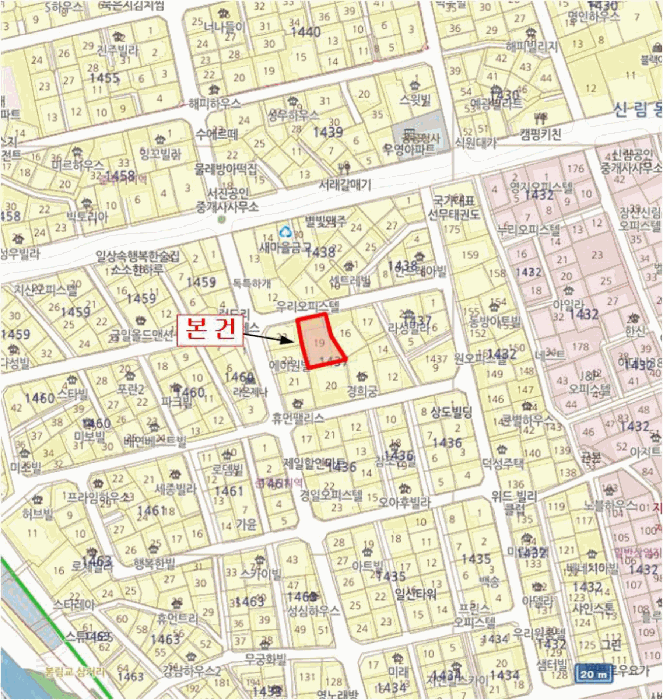 서울특별시 관악구 신림동 1437-19 태양오피스텔 5층503호 다세대(빌라) 경매 사진 24