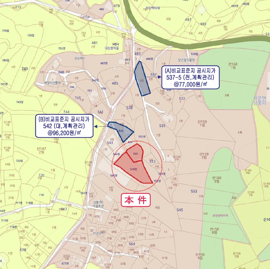 충청남도 당진시 석문면 삼봉리 548 외 1필지 전 경매 사진 13