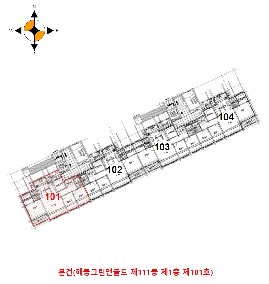 제주특별자치도 서귀포시 대정읍 구억리 1115 해동그린앤골드 111동 1층101호 다세대(빌라) 경매 사진 22