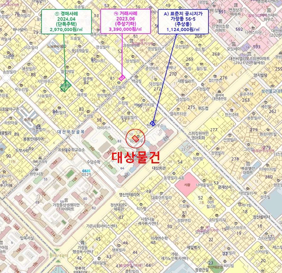 대전광역시 서구 가장동 57-37 근린주택 경매 사진 62