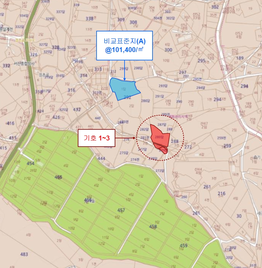 충청남도 당진시 송악읍 부곡리 279 외 2필지 답 경매 사진 22