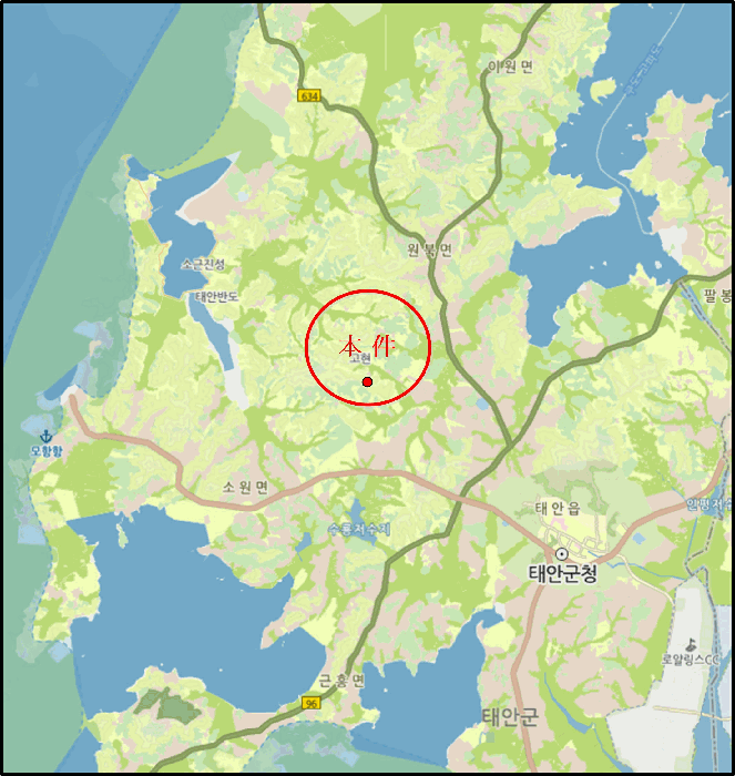 충청남도 태안군 원북면 장대리 560-3 임야 경매 사진 31