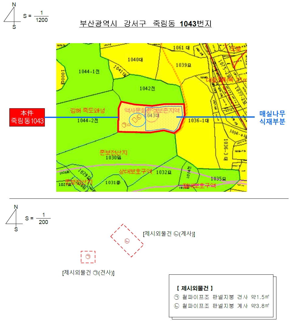 부산광역시 강서구 죽림동 1043 대지 경매 사진 24