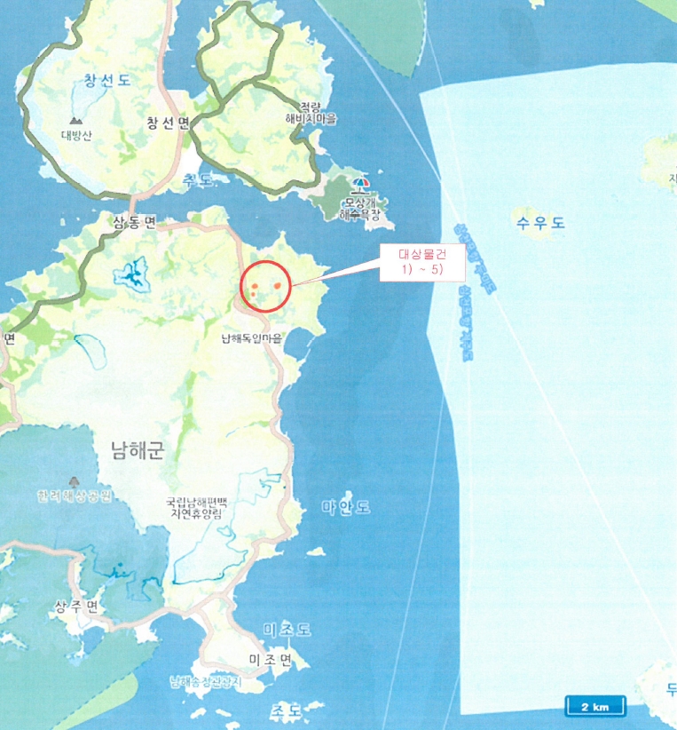 경상남도 남해군 삼동면 동천리 1307-4 임야 경매 사진 5