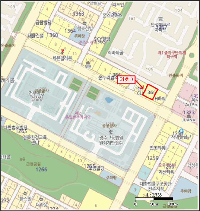 전북특별자치도 전주시 덕진구 만성동 1366-8 주건축물제1동 1층108호 근린상가 경매 사진 35