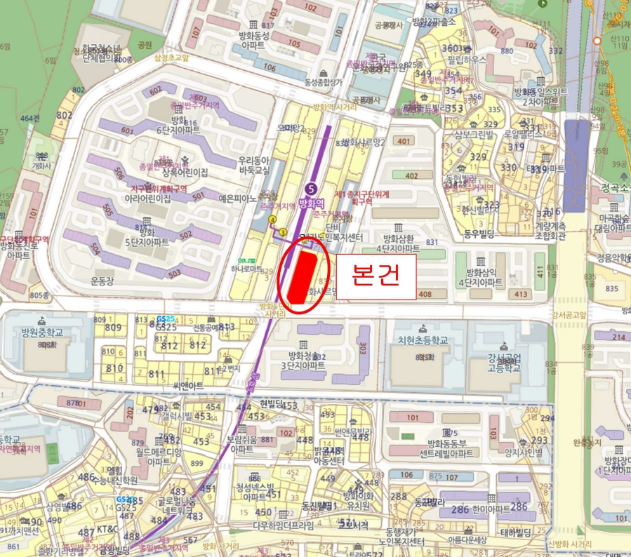 서울특별시 강서구 방화동 830-2 하이포트 제2층 제215호 외 3개호 근린상가 경매 사진 17