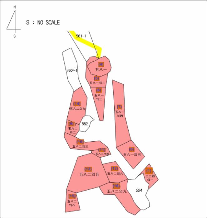 충청북도 음성군 감곡면 사곡리 224-1 외 13필지 답 경매 사진 18