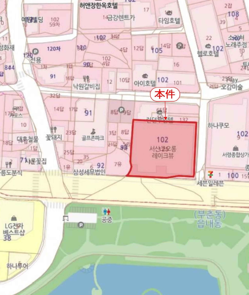 충청남도 서산시 읍내동 102-125 코오롱레이크뷰 26층2618호 오피스텔 경매 사진 15