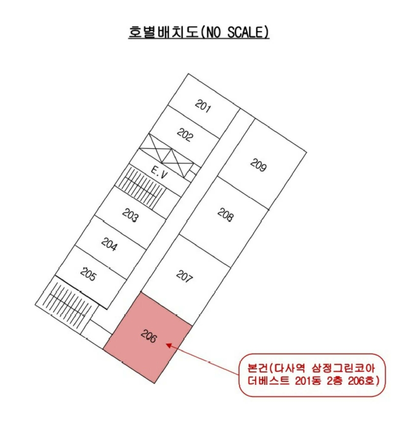 대구광역시 달성군 다사읍 매곡리 1575 다사역삼정그린코아더베스트 201동 2층 206호 오피스텔 경매 사진 27