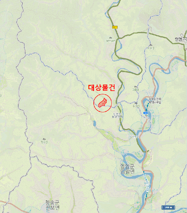 경상북도 영양군 청기면 저리 산77 임야 경매 사진 12