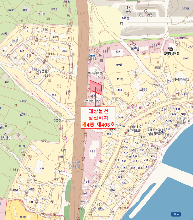 경상북도 영덕군 강구면 삼사리 334-5 4층403호 오피스텔(주거) 경매 사진 6