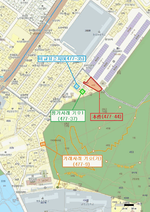 부산광역시 동래구 명장동 477-44 임야 경매 사진 24
