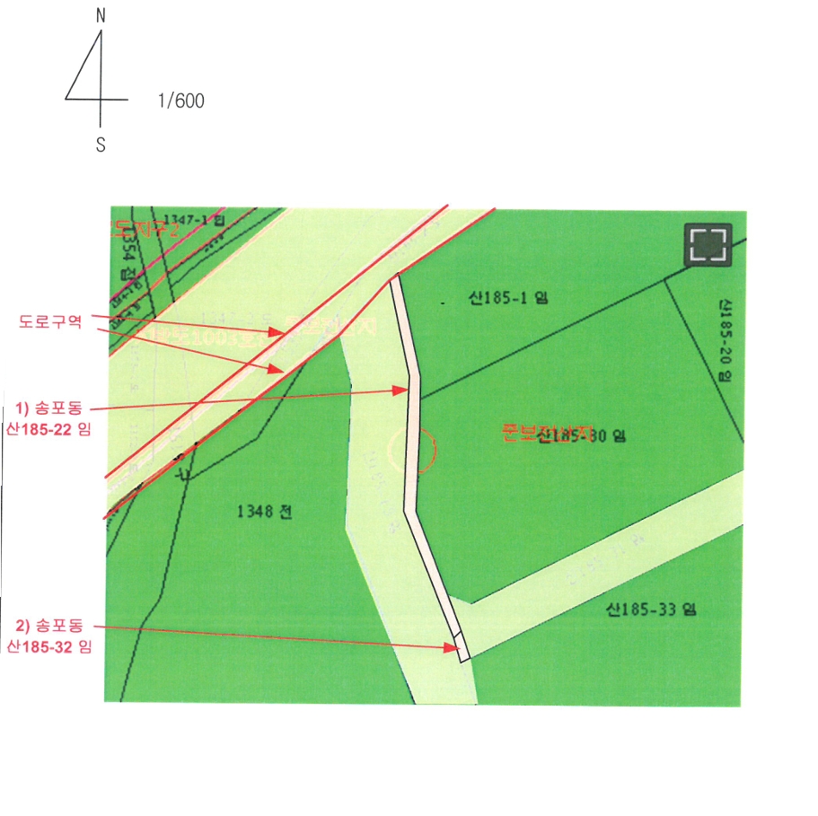 경상남도 사천시 송포동 산185-26 외 3필지 임야 경매 사진 4