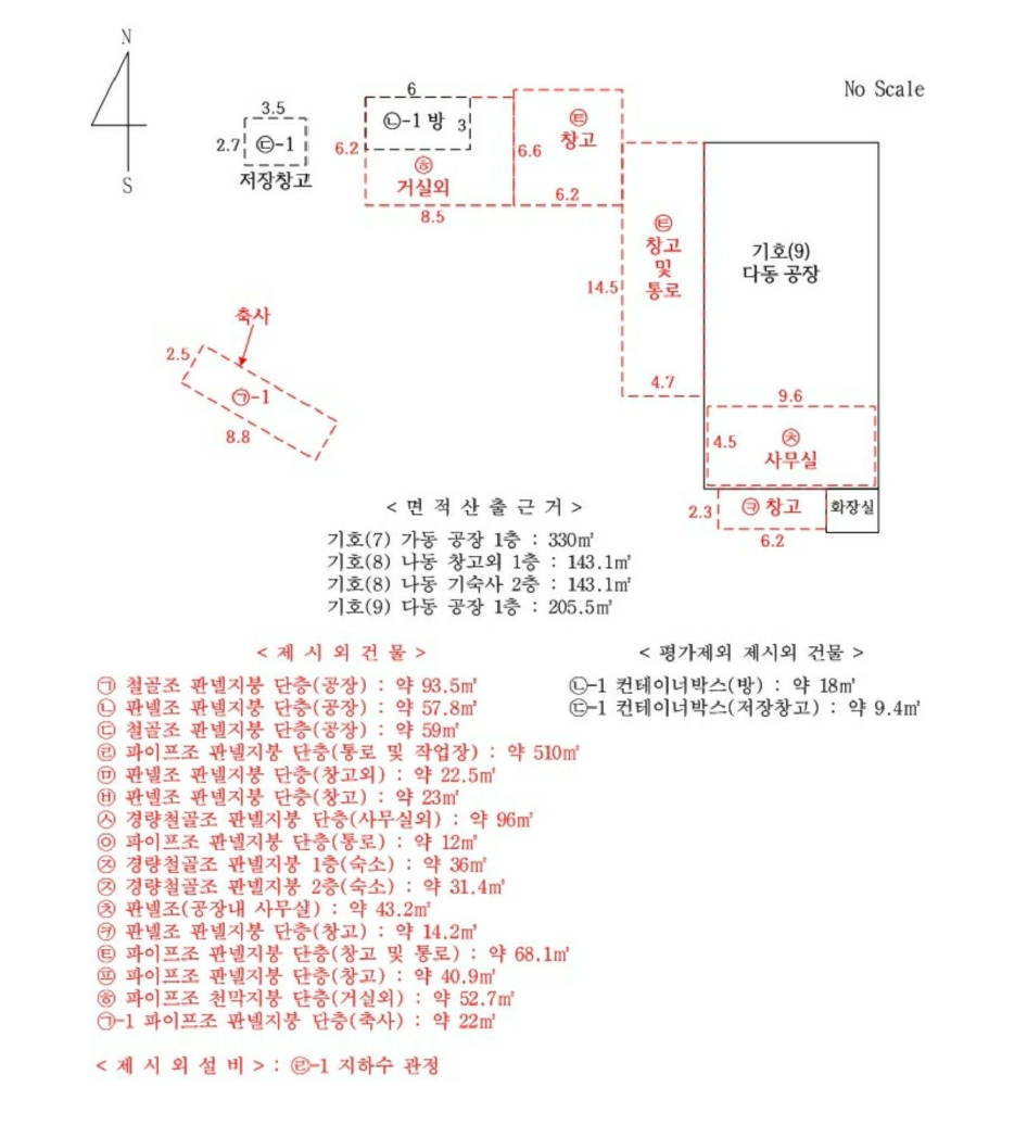 경기도 포천시 내촌면 내리 169-9 외 5필지 공장 경매 사진 19