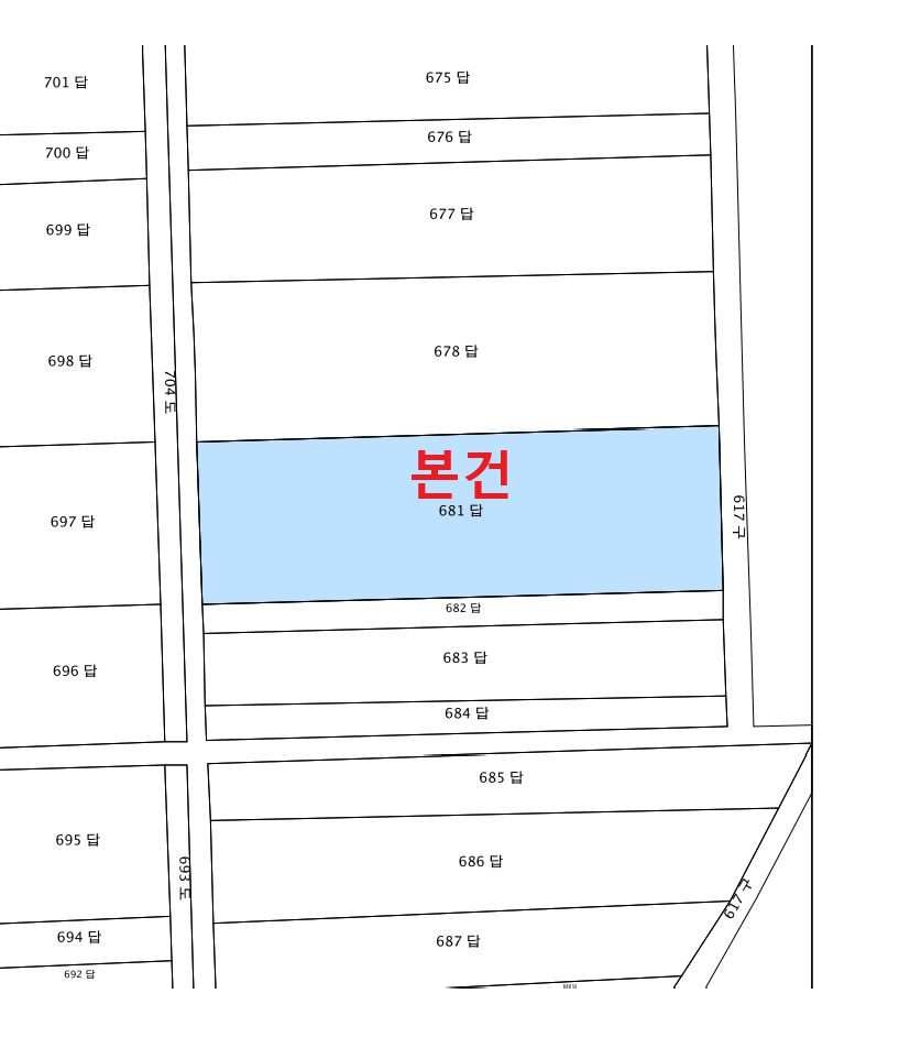 강원특별자치도 정선군 여량면 봉정리 681 답 경매 사진 13