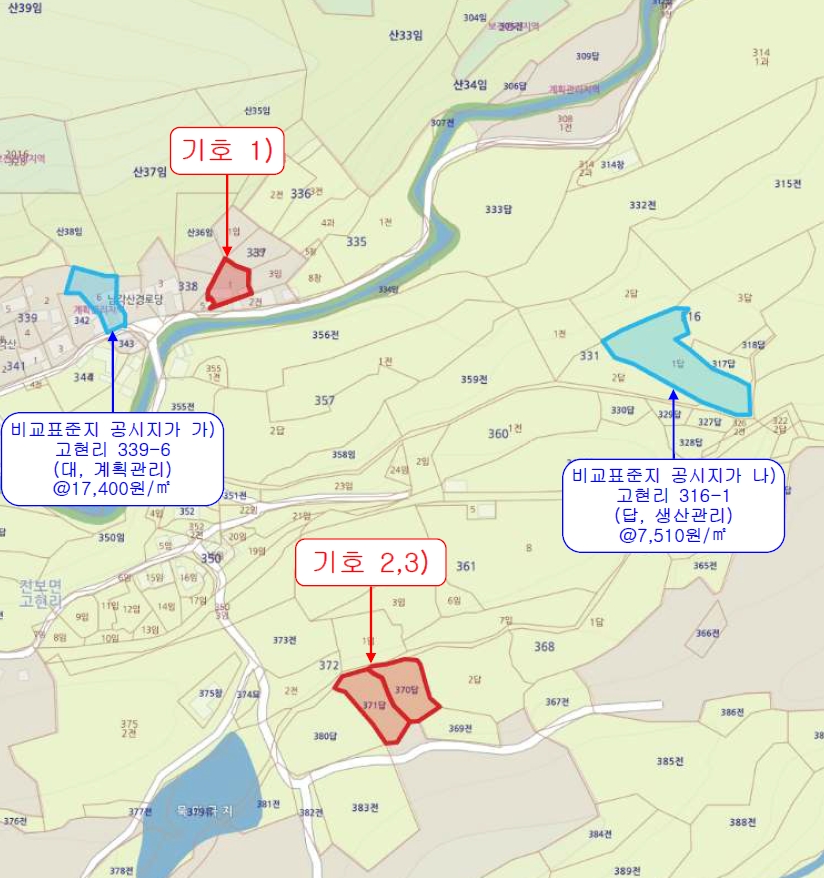 경상북도 청송군 진보면 고현리 338-1 대지 경매 사진 23