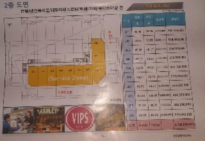 충청남도 천안시 서북구 직산읍 삼은리 36-2 직산테크노타운 1동 2층201호 외 1필지 근린상가 경매 사진 4
