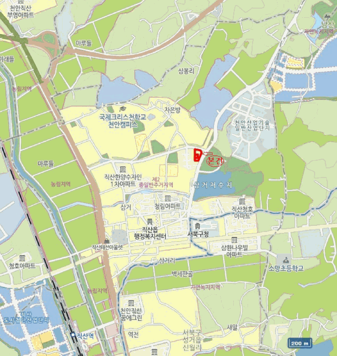 충청남도 천안시 서북구 직산읍 삼은리 36-2 직산테크노타운 1동 2층201호 외 1필지 근린상가 경매 사진 37