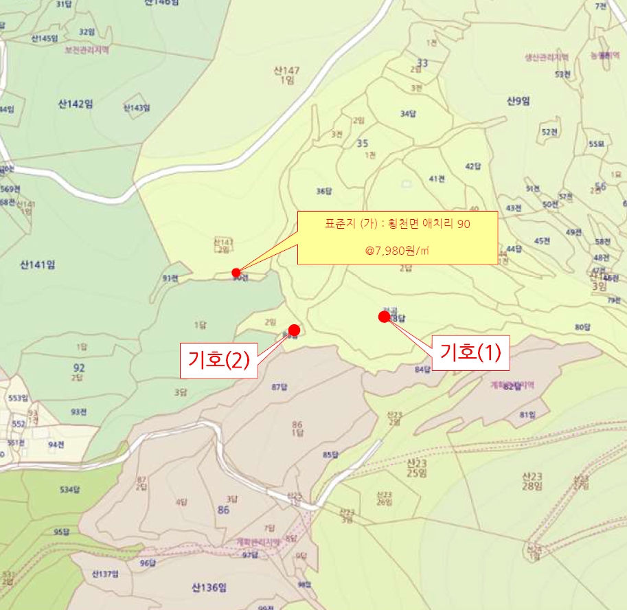 경상남도 하동군 횡천면 애치리 38 외 1필지 답 경매 사진 11