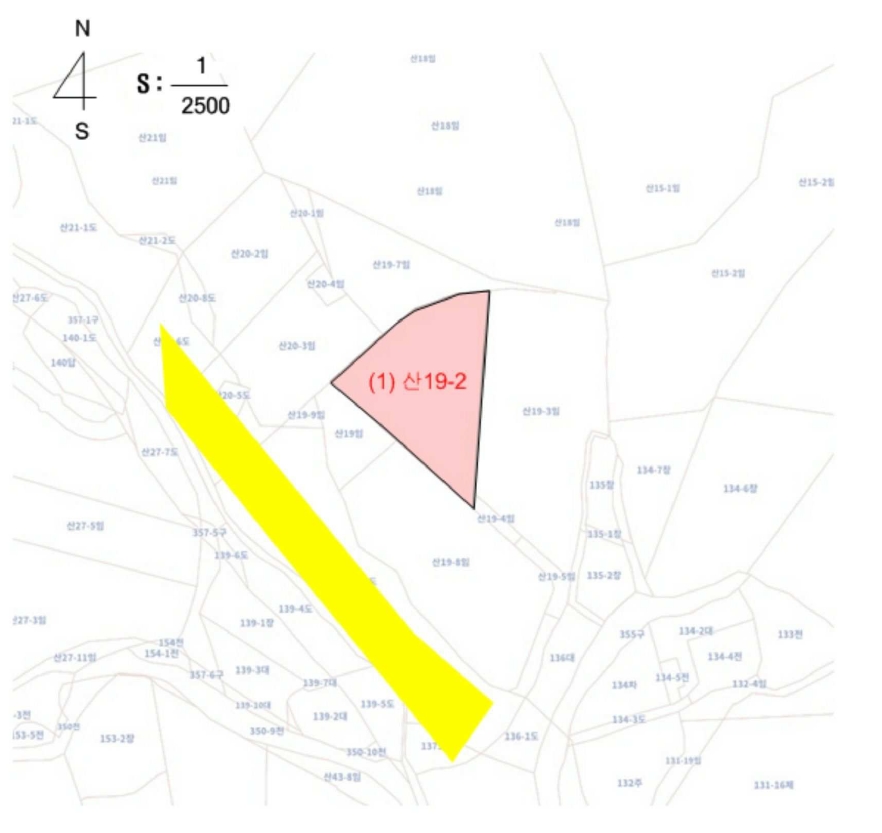 충청북도 청주시 청원구 오창읍 구룡리 산19 외 6필지 임야 경매 사진 10