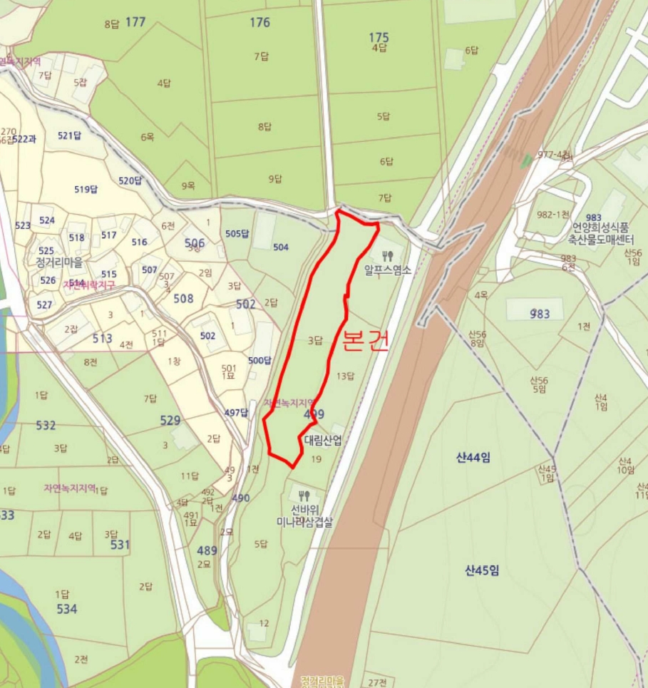울산광역시 울주군 언양읍 직동리 499-3 답 경매 사진 11