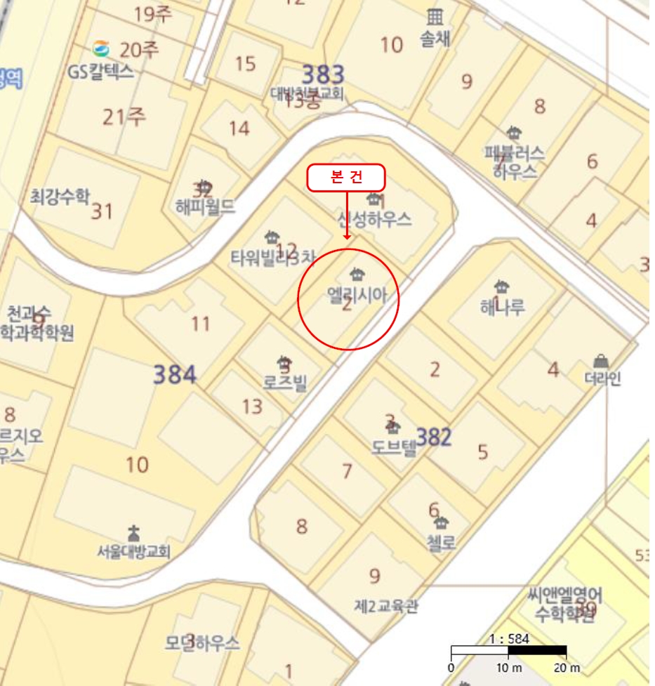 서울특별시 동작구 대방동 384-2 엘리시아 1동 2층201호 근린상가 경매 사진 16