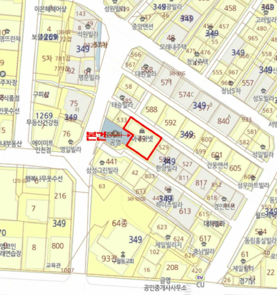 인천광역시 남동구 구월동 349-43 제1호 4층401호 다세대(빌라) 경매 사진 18