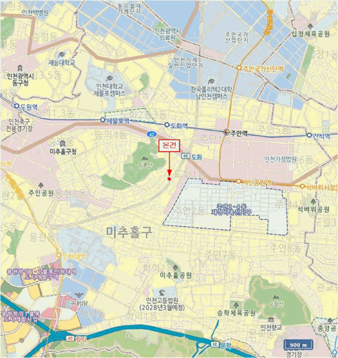 인천광역시 미추홀구 도화동 500-6 4층401호 다세대(빌라) 경매 사진 24