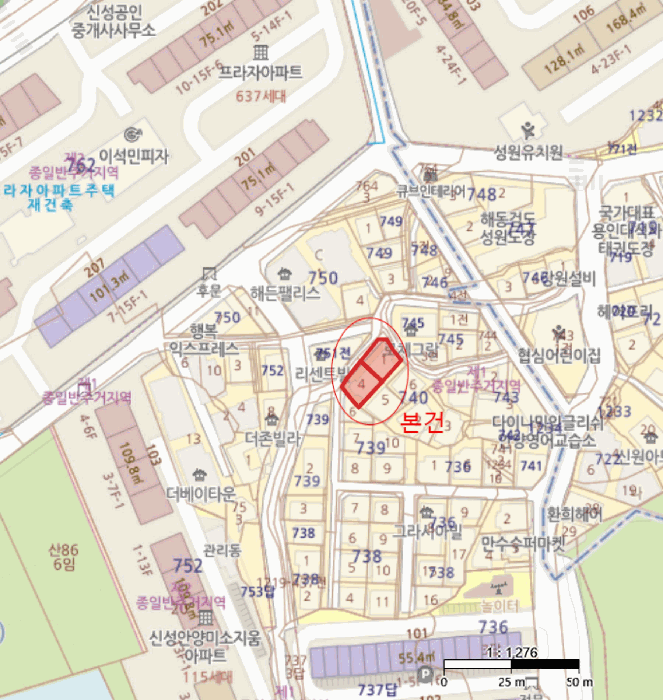 경기도 안양시 만안구 안양동 740-1 해피타운빌 2층202호 외 1필지 다세대주택 경매 사진 11