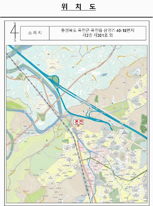 충청북도 옥천군 옥천읍 삼양리 40-18 주1동 제2층 제201호 다세대주택 경매 사진 10
