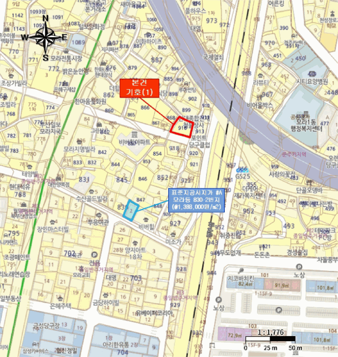 부산광역시 사상구 모라동 916 대지 경매 사진 15