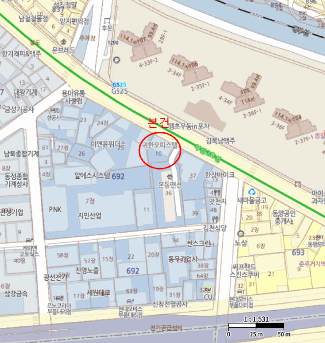 부산광역시 사상구 주례동 692-10 귀한오피스텔 7층701호 오피스텔 경매 사진 23