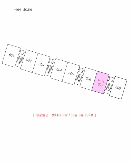 전북특별자치도 군산시 나운동 345 롯데아파트 105동 6층607호 아파트 경매 사진 22