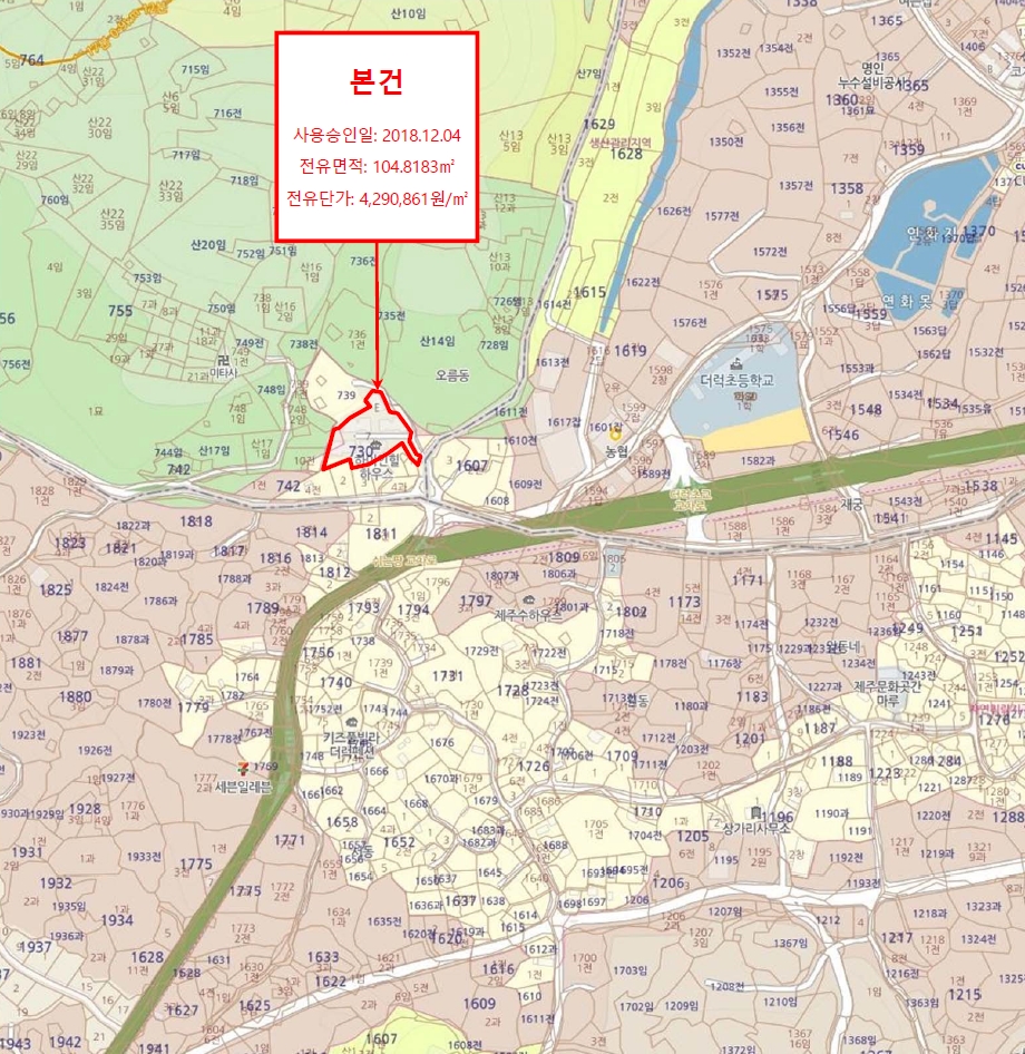 제주특별자치도 제주시 애월읍 고내리 730-7 하이인힐하우스 씨동 2층 201호 다세대(빌라) 경매 사진 15