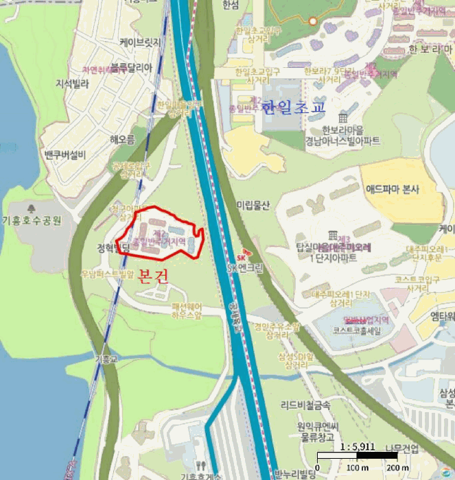 경기도 용인시 기흥구 공세동 382-1 호수청구아파트 101동 101층201호 외 1필지 아파트 경매 사진 12